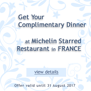 Get complimentary dinner in Michelin starred restaurants in France